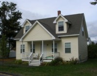 Two story home in the Harriet Way subdivision, Greater Brunswick area, Maine.